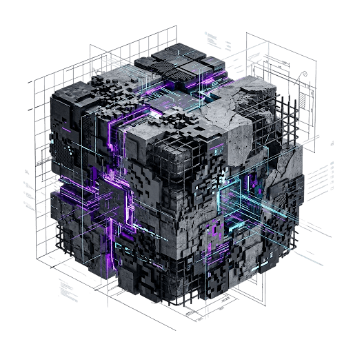 Structural cube illustration